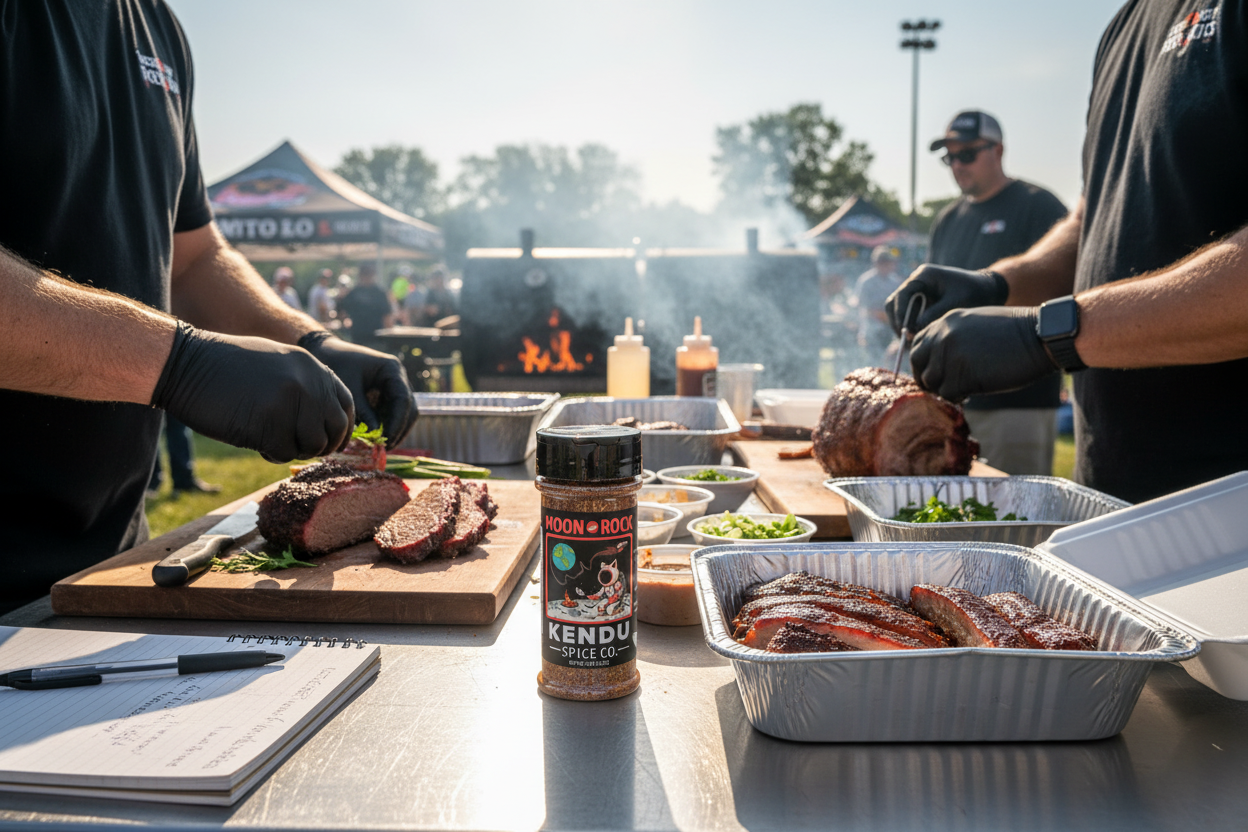 Moon Rock Rub at BBQ competition