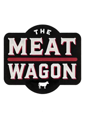 The Meat Wagon logo — pitmaster partner cooking with Moon Rock BBQ Rub